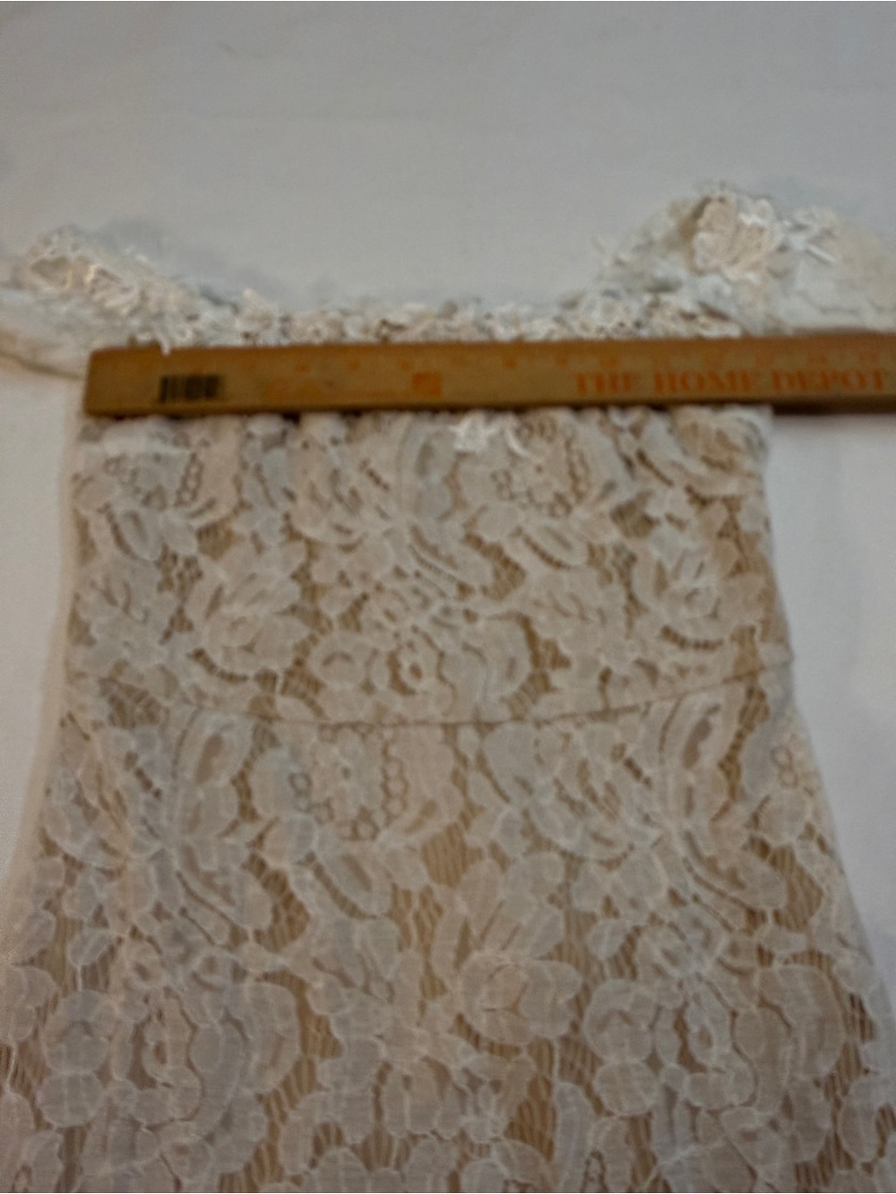Lulu's White Off-Shoulder Lace Long Sleeve Maxi Dress - Picture 10 of 11